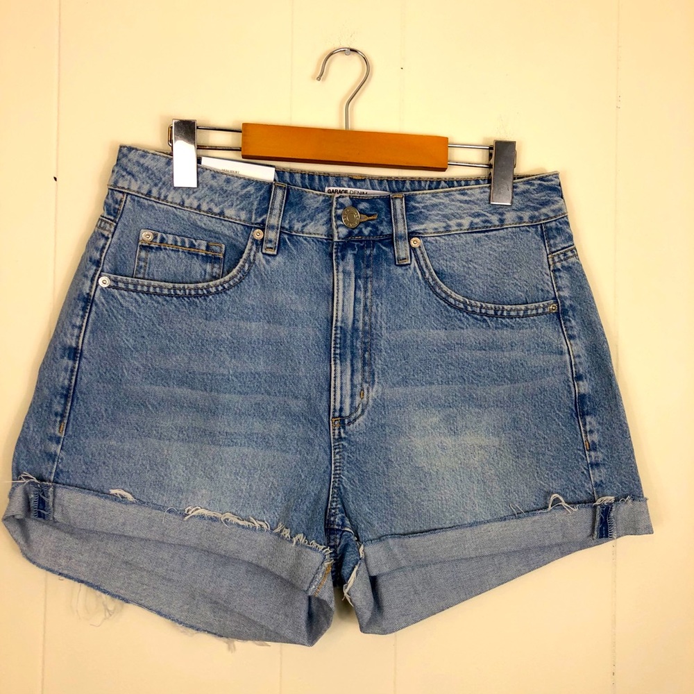 NWT Garage Mom Shorts Sky Blue Sz 29 - Picture 2 of 10